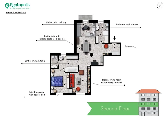 Apartmán s 1 ložnicí